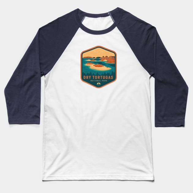 Dry Tortugas Baseball T-Shirt by Perspektiva